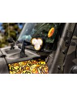 KC HiLiTES  Flex Era 3 LED Light System with Pillar Mounts for 07-20 Jeep Wrangler JK, JL & Gladiator JT