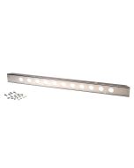Kentrol 30429 Stainless Steel 54" Front Bumper with Holes for 45-86 Jeep CJ