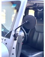 Lange Originals M2-007 Quick Mirror II in Black for 76-18 Jeep CJ-5, CJ-7, CJ-8 Scrambler, Wrangler YJ, TJ, Unlimited, Wrangler & Wrangler Unlimited JK