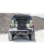 LoD Offroad JBC1841 Destroyer Rear Full Width Bumper with Tire Carrier for 18-21 Jeep Wrangler JL