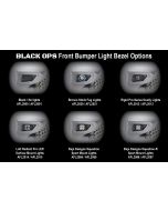 LoD Offroad  Black Ops Front Light Bezels for 21-25 Ford Bronco