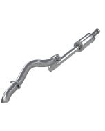 MBRP S5533AL Installer Series 2.5" Aluminized Single Rear Exhaust System for 18-20 Jeep Wrangler JL