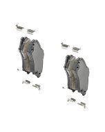 Mopar 68003701AB Front Disc Brake Pad Kit for 07-18 Jeep Wrangler JK