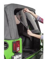 MasterTop Replacement Rear Window for 07-18 Jeep Wrangler JK with Original Mopar Soft Top