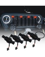 Oracle Lighting  Pre-Runner Style LED Grill Light Kit for 24-26 Jeep Wrangler JL & Gladiator JT