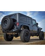 Poison Spyder 17-67-010P1 Bruizer Rear Bumper with 2" Hitch and D-Ring Tabs for 07-18 Jeep Wrangler JK & Unlimited JK