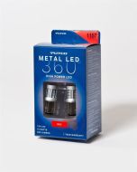 Putco 341157R-360 Metal 360 LED 1157 Red Rear Turn Signal Lamp Bulbs for 97-06 Jeep Wrangler TJ