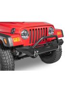 TACTIK  Winch Ready Front Bumper with Hoop & D-Rings for 97-06 Jeep Wrangler TJ & Unlimited