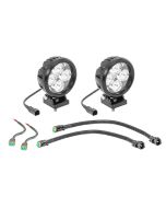 Quadratec  Hi Performance 4" Round LED Light Kit for 97-06 Jeep Wrangler TJ & Unlimited