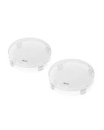 QUAD 4IN RND LED LIGHT COVER PAIR CLEAR 97109 1300