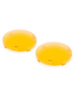 QUAD 6IN RND LED LIGHT COVER PAIR AMBER 97109 1311