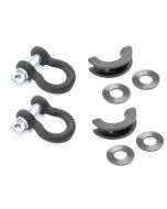 QUAD 3/4IN D-RINGS BLK TEXT W/BLK ISO   92144 7024