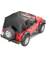 QuadraTop  Gen II Complete Soft Top with Upper Doors   for 97-06 Jeep Wrangler TJ 