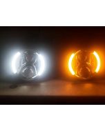 Quake LED  Tempest Half Halo 7" LED Headlight Kit for Jeep Wrangler JK, TJ & CJ