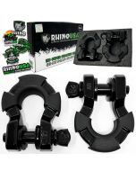 Rhino USA  8 Ton Super Shackles with Isolators 