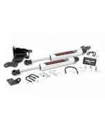 Rough Country 8730470 V2 Dual Steering Stabilizer for 18-22 Jeep Wrangler JL & Gladiator JT