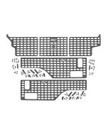 Rough Country  Molle Panel Bed Mounting System for 20-21 Jeep Gladiator JT