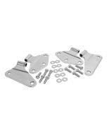 Crown Automotive RT34070 Stainless Steel Door Hinge Bracket Set for 07-18 Jeep Wrangler JK 2 Door