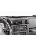 Rugged Ridge 17235.80 AC Vent Switch Pod with Switches for 97-06 Jeep Wrangler TJ, TJ Unlimited & Cherokee XJ