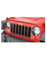 Rugged Ridge 11306.30 Grille Inserts in Black for 07-18 Jeep Wrangler JK