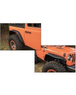 RUR 4PC TUBE FENDERS FR/RR BLK STEEL JL 11615.73
