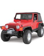 Rugged Ridge 11540.40 Winch Mount Modular XHD Front Bumper in Textured Black for 76-06 Jeep CJ-5, CJ-7, CJ-8 Scrambler, Wrangler YJ, TJ & Unlimited