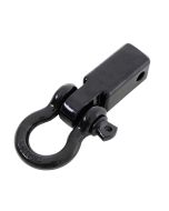 Smittybilt 29312B Black Receiver Hitch D-Ring for 2" Receiver