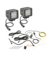 Carnivore  3" Cube LED Light Kit with Wiring Harness