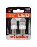 Sylvania 1156RLED.BP2 #1156R Red Zevo LED Mini 2 Pack 