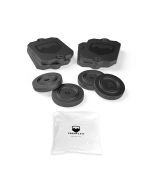 Teraflex 1959300 1/2" Bump Stop Strike Pad Shim Kit for 18-19 Jeep Wrangler JL