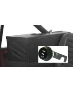 Tuffy 015-01 Security Speaker Safe in Black  for 80-91 Jeep CJ & Wrangler YJ
