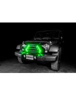 XKGLOW XKchrome LED Grill Kit with DRL Sequential Turn for Jeep Wrangler and Gladiator for 07-26 Jeep Wrangler JK, JL, & Gladiator