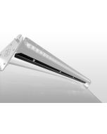 ZROADZ Z330051S Noise Cancelling Wind Diffuser  with 50" ZROADZ or similar style Straight Single Row LED Light Bar